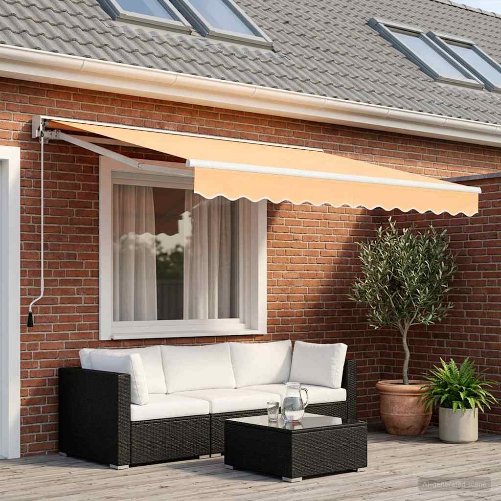 Tettuccio Elettrico Retrattile Sabbia 3,5 x 2,5 m | homemem39