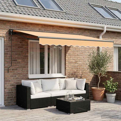 Tenda retrattile Sabbia 3 x 2,5 m Poliestere e Alluminio | homemem39