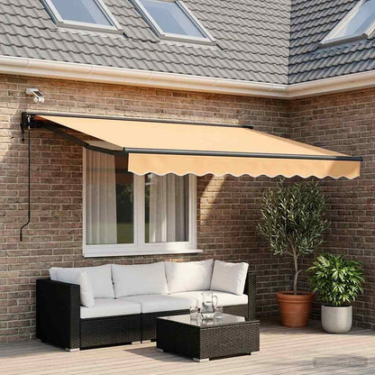 Tettuccio Elettrico Retrattile Sabbia 3,5 x 2,5 m | homemem39