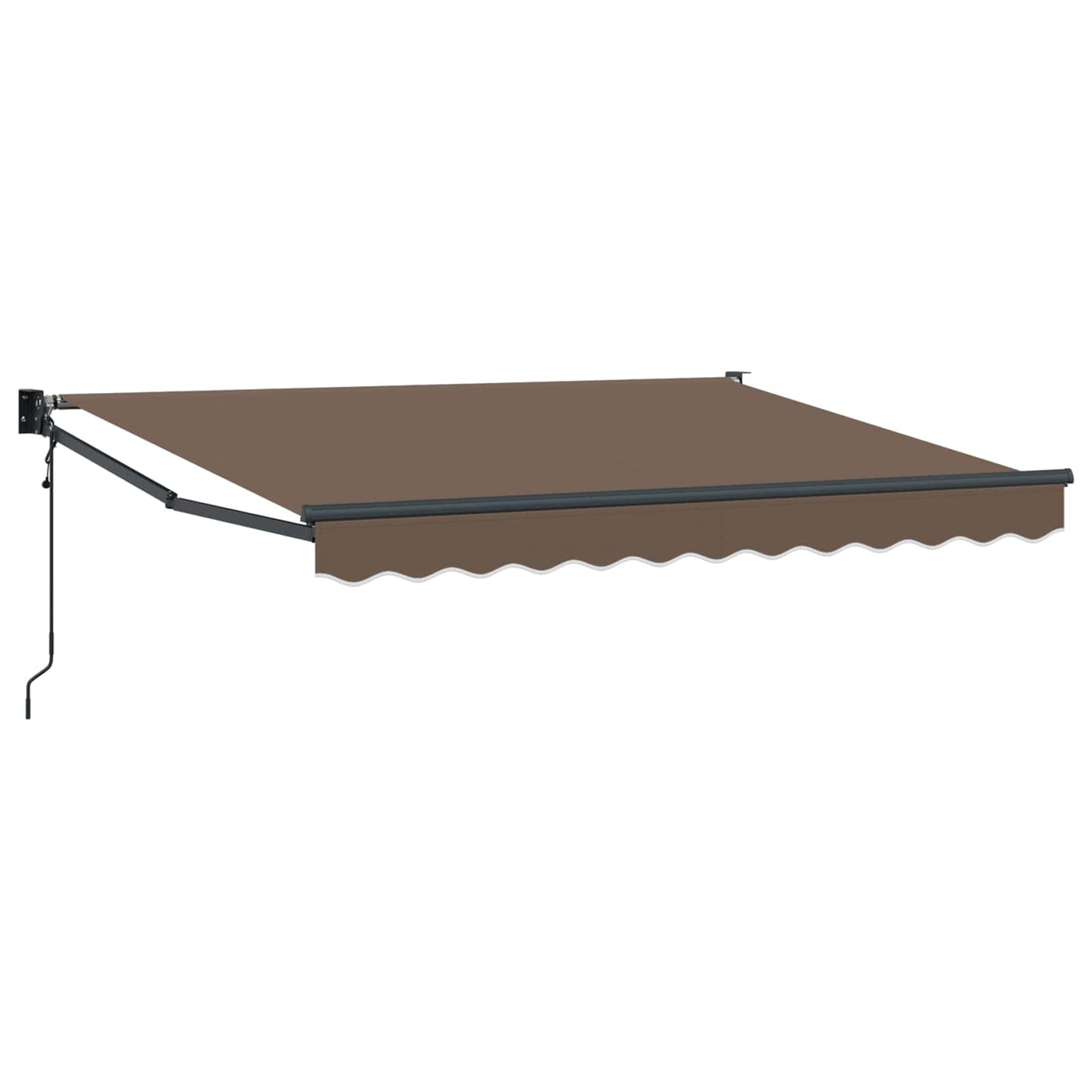 Tenda retrattile Tortora 3 x 2 m Poliestere e Metallo | homemem39