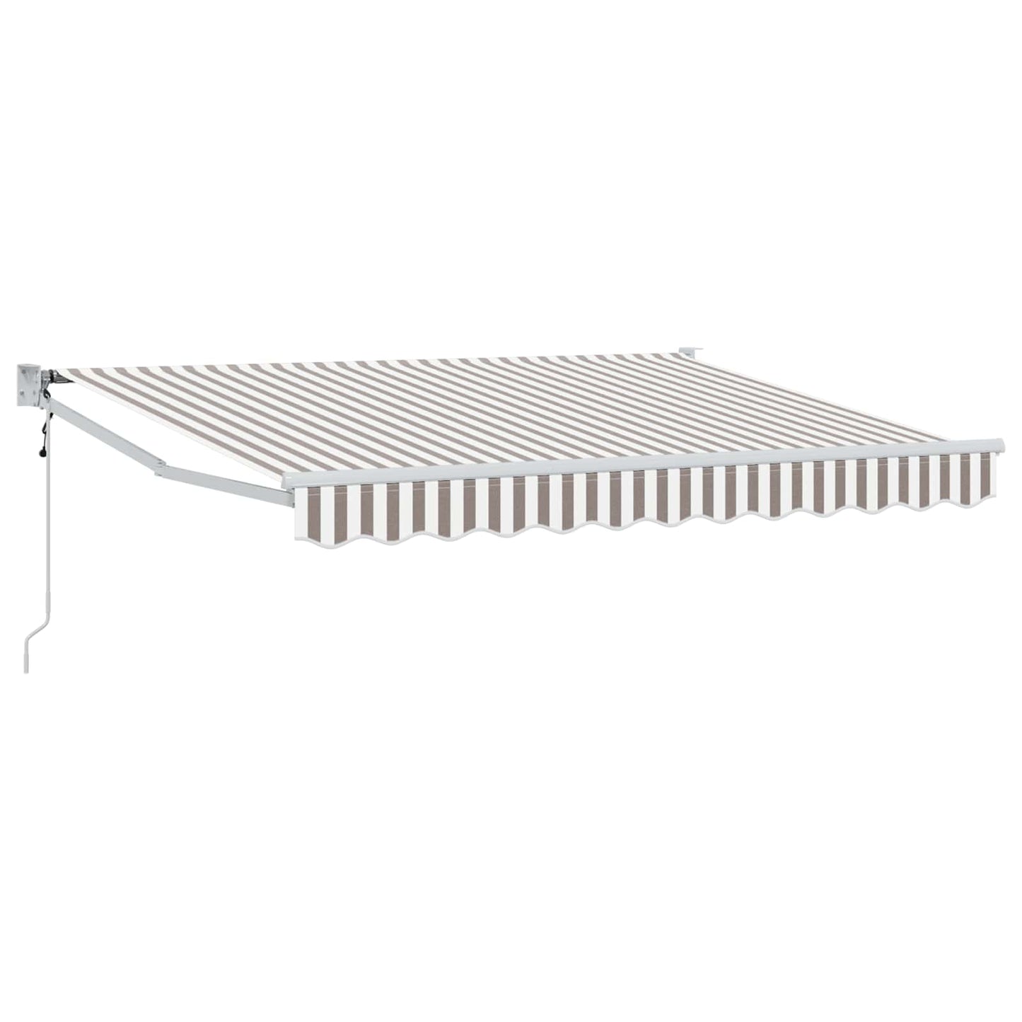 Tenda retrattile Grigio chiaro e bianco 3,5 x 2 m | homemem39
