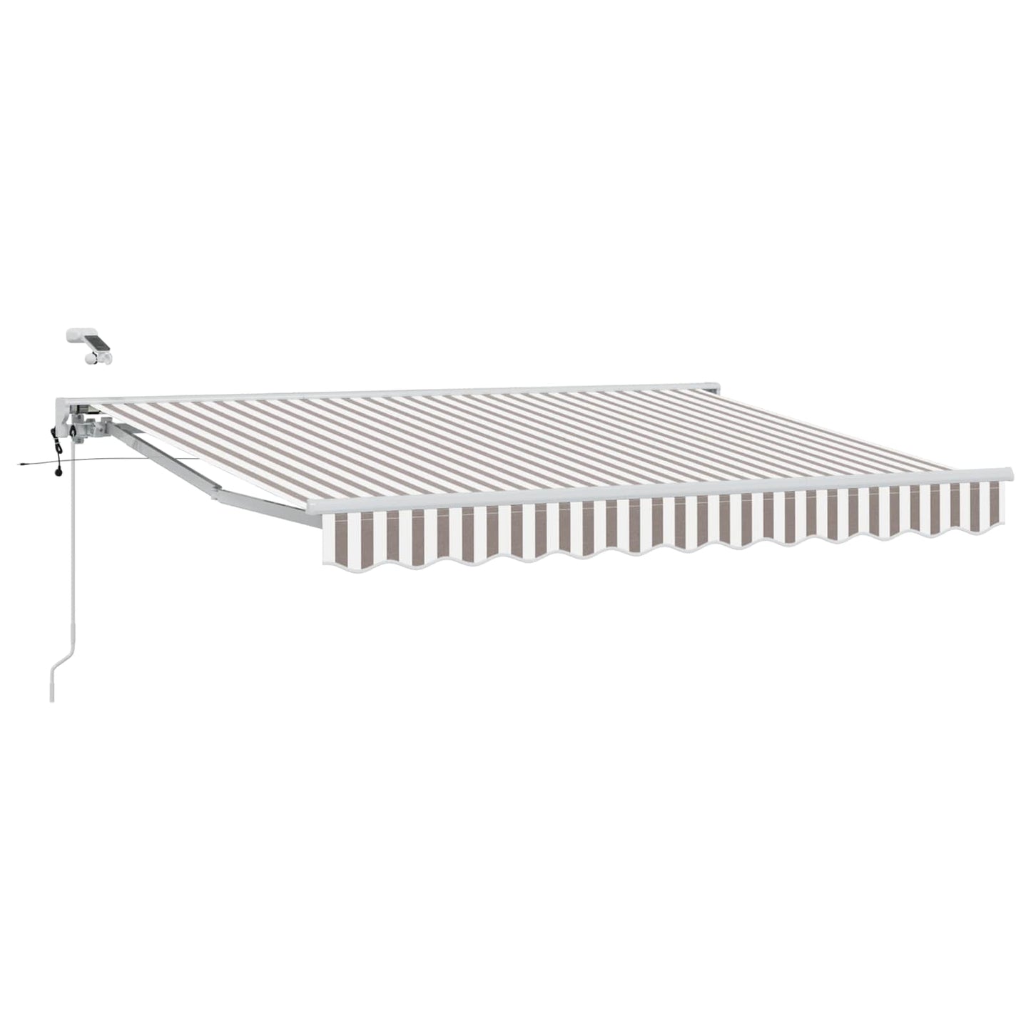 Tettuccio Elettrico Retrattile Grigio chiaro e bianco 3,5 x 2 m | homemem39