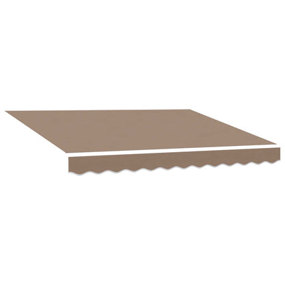 Tenda retrattile manuale Tortora 4 x 2 m Poliestere e Alluminio