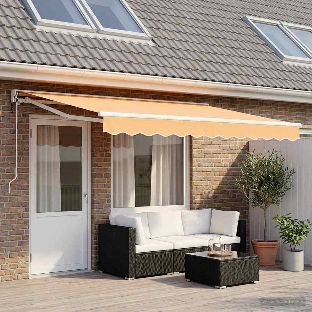 Tettuccio Elettrico Retrattile Sabbia 5 × 3,5 m | homemem39