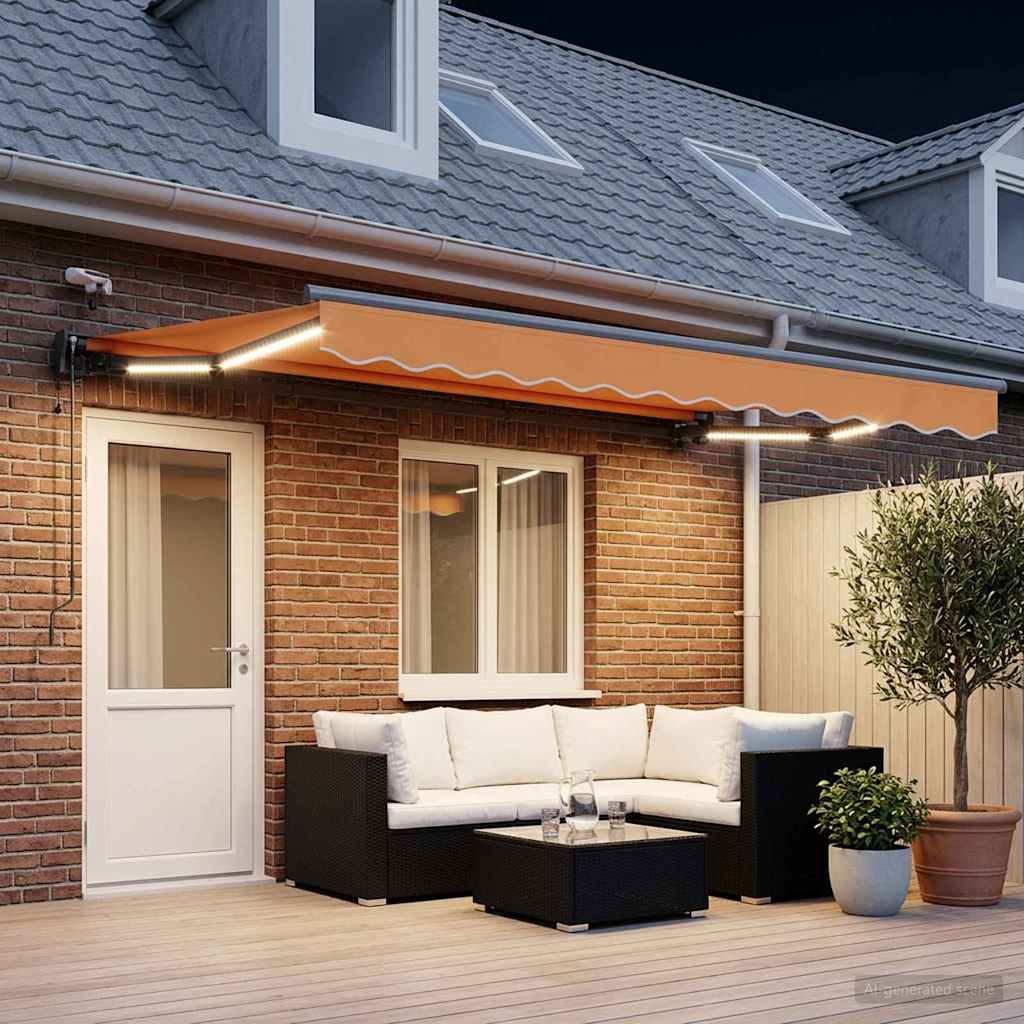 Tettuccio Elettrico Retrattile Sabbia 4 × 3 m | homemem39