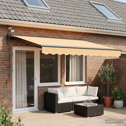 Tettuccio Elettrico Retrattile Sabbia 4,5 × 3,5 m | homemem39
