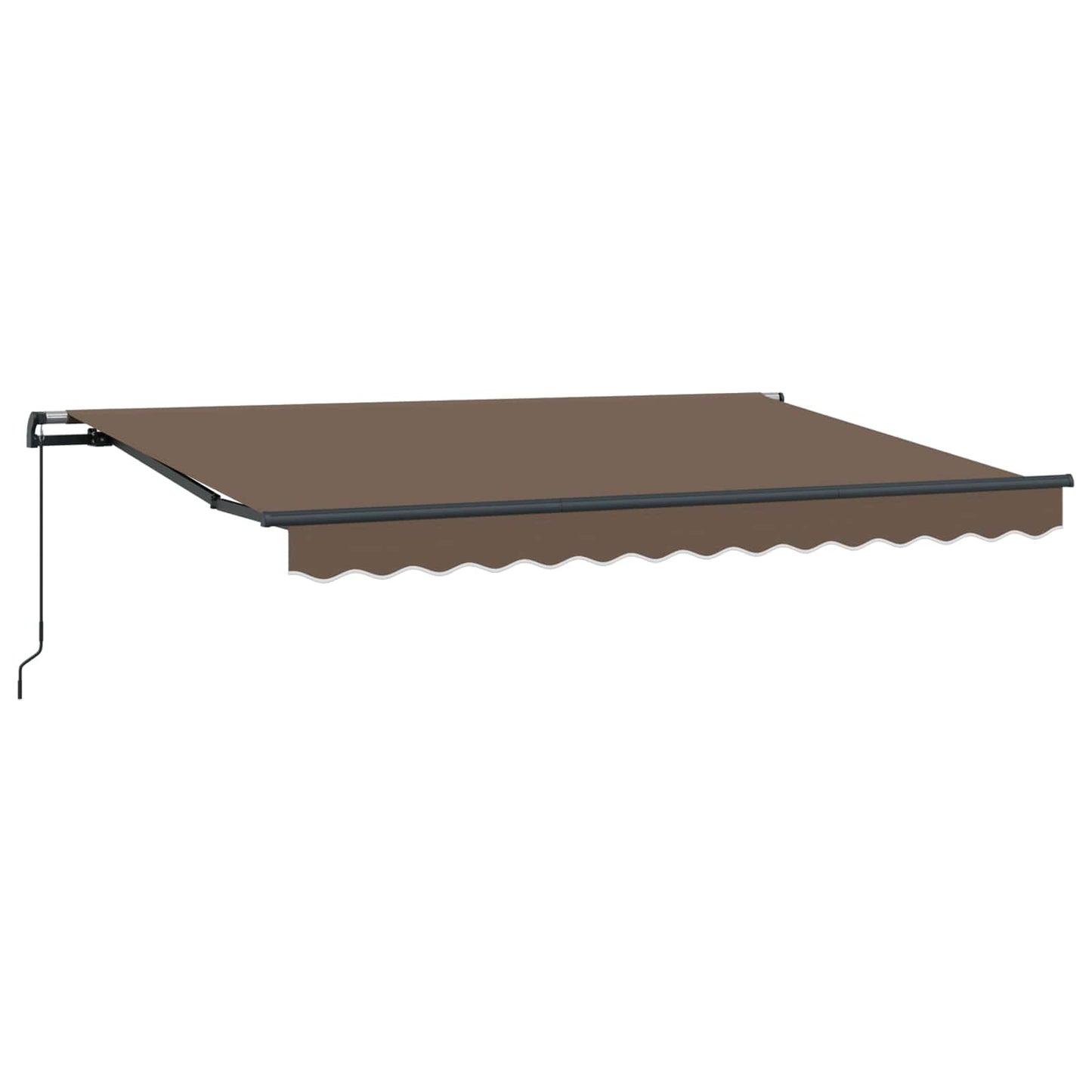Tenda Retrattile Tortora 4 x 2 m Tessuto | homemem39