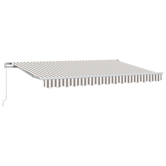 Tenda retrattile Grigio chiaro e bianco 3 x 2,5 m | homemem39