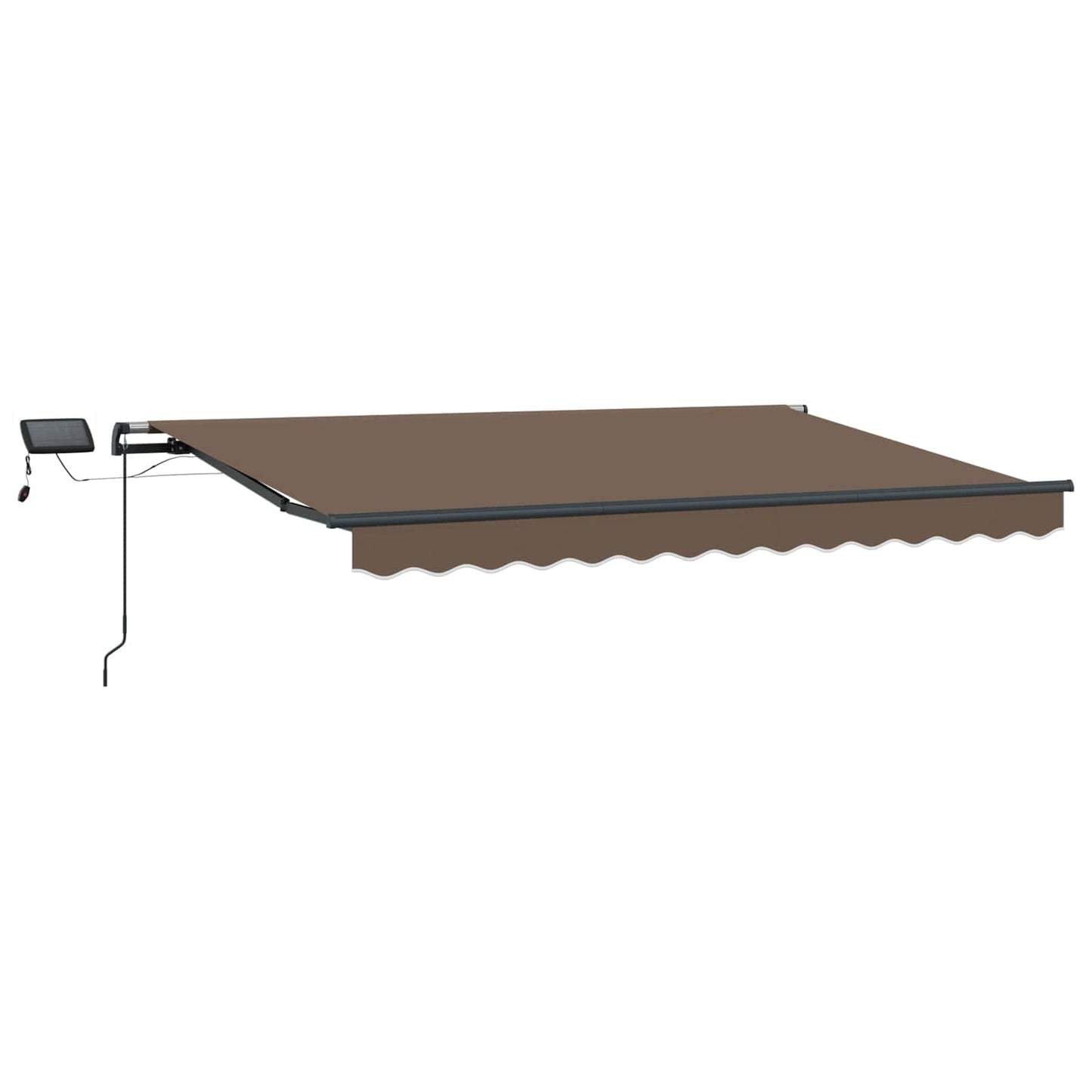 Tenda retrattile Tortora 300 x 250 cm Tessuto e Alluminio | homemem39