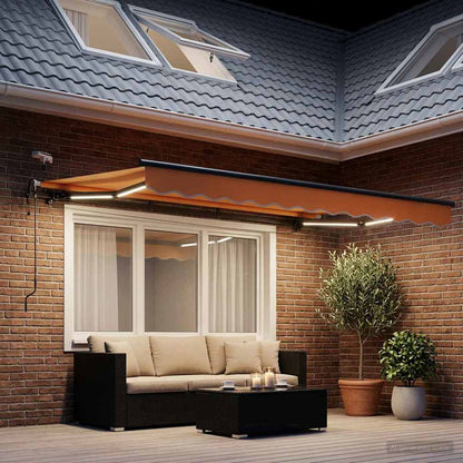 Tenda retrattile Sabbia 300 x 250 cm Poliestere | homemem39