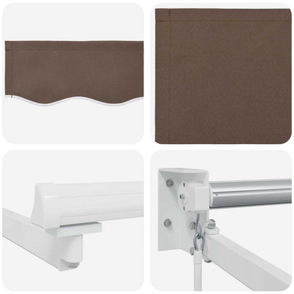 Tenda retrattile Tortora 3 x 2,5 m 100% Poliestere e Alluminio | homemem39