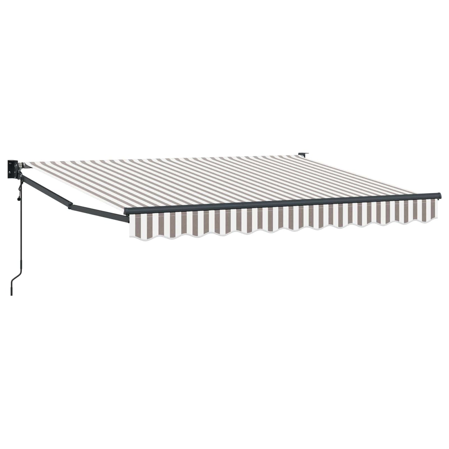 Tenda retrattile Grigio chiaro e bianco 3 x 2,5 m | homemem39