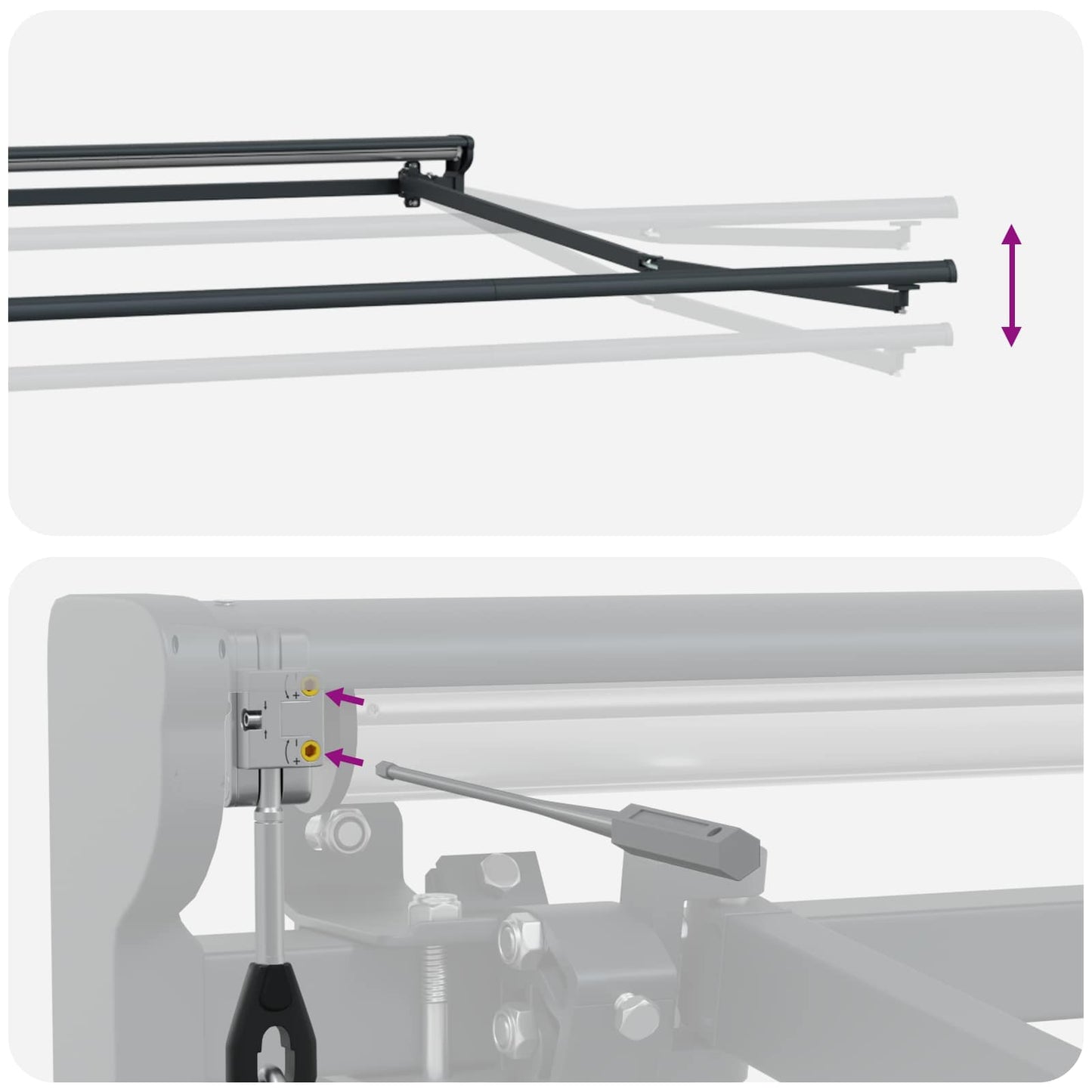 Tettuccio Elettrico Retrattile Sabbia 3 x 2,5 m