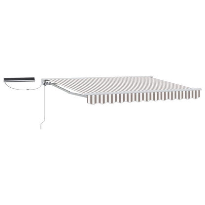 Tettuccio Elettrico Retrattile Grigio chiaro e bianco 3 x 2,5 m | homemem39