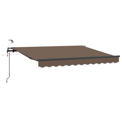 Tenda retrattile Tortora 350 x 250 cm Poliestere | homemem39