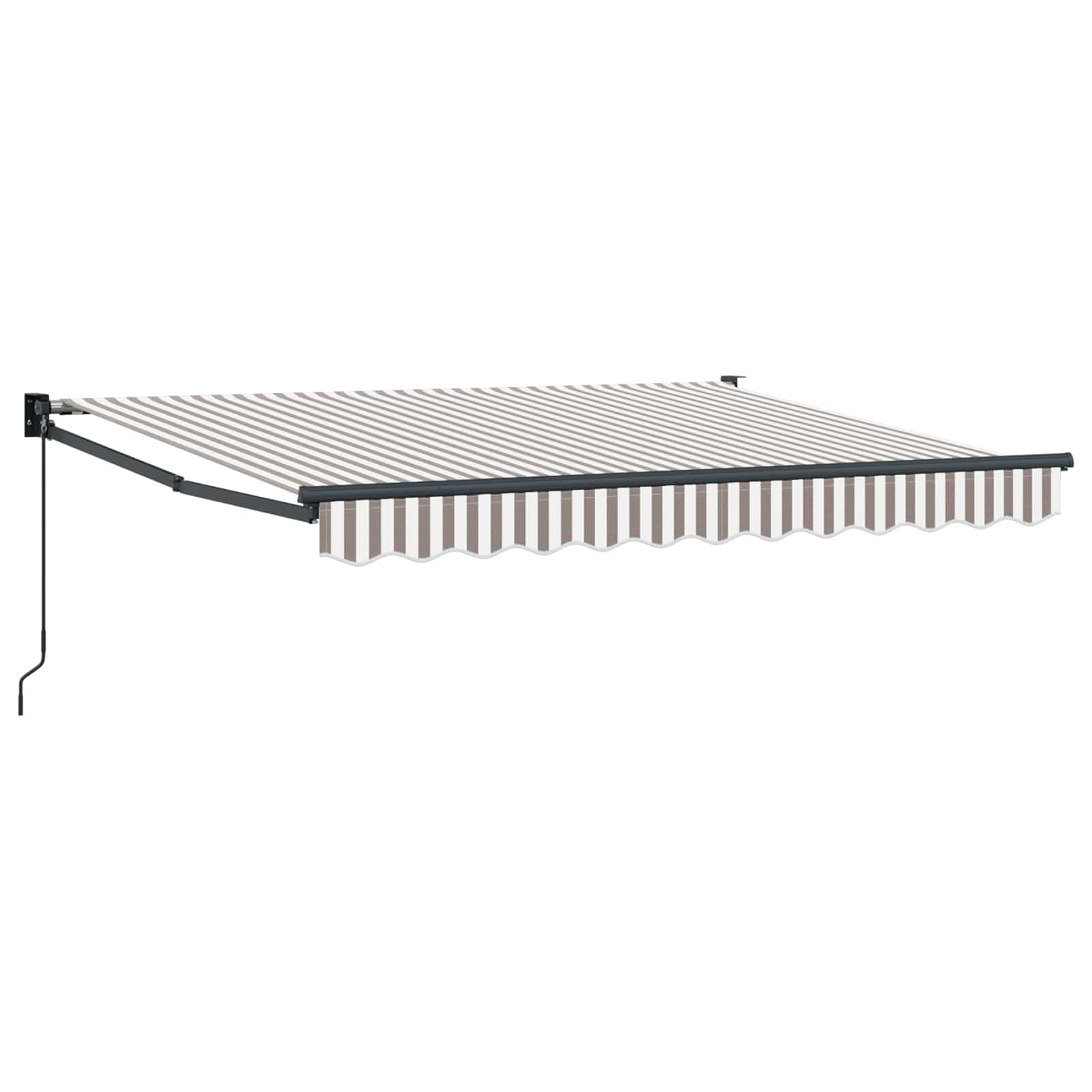 Tenda retrattile Grigio chiaro e bianco 3,5 x 2,5 m | homemem39