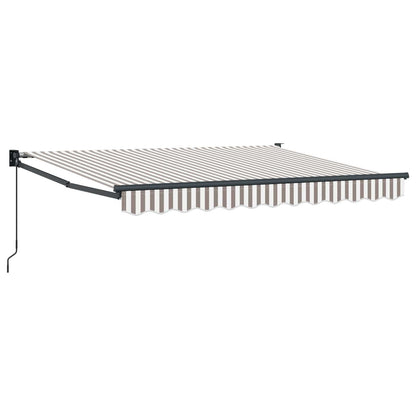 Tenda retrattile Grigio chiaro e bianco 3,5 x 2,5 m | homemem39