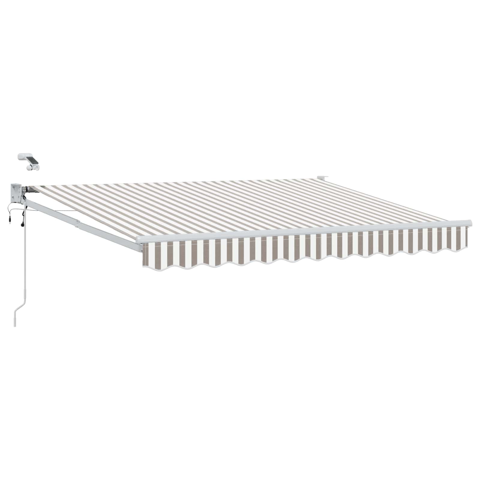 Tettuccio Elettrico Retrattile Grigio chiaro e bianco | homemem39