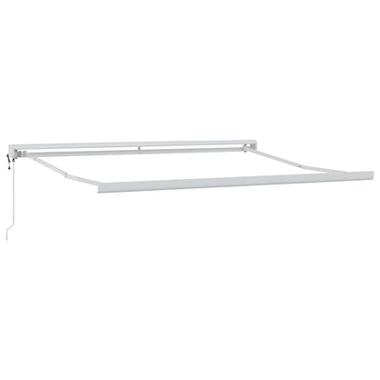 Tenda retrattile Grigio chiaro e bianco 350 x 250 cm | homemem39