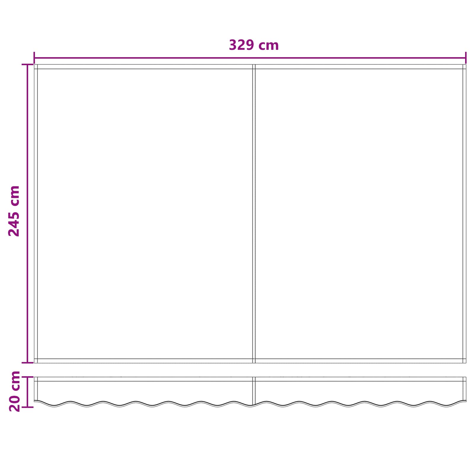 Tettuccio Elettrico Retrattile 3,5 x 2,5 m | homemem39
