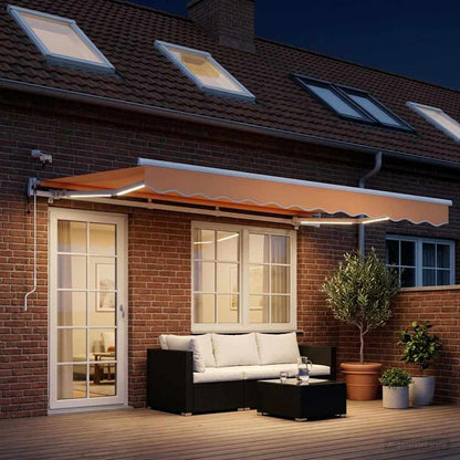 Tenda retrattile Sabbia 500 × 300 cm Poliestere | homemem39