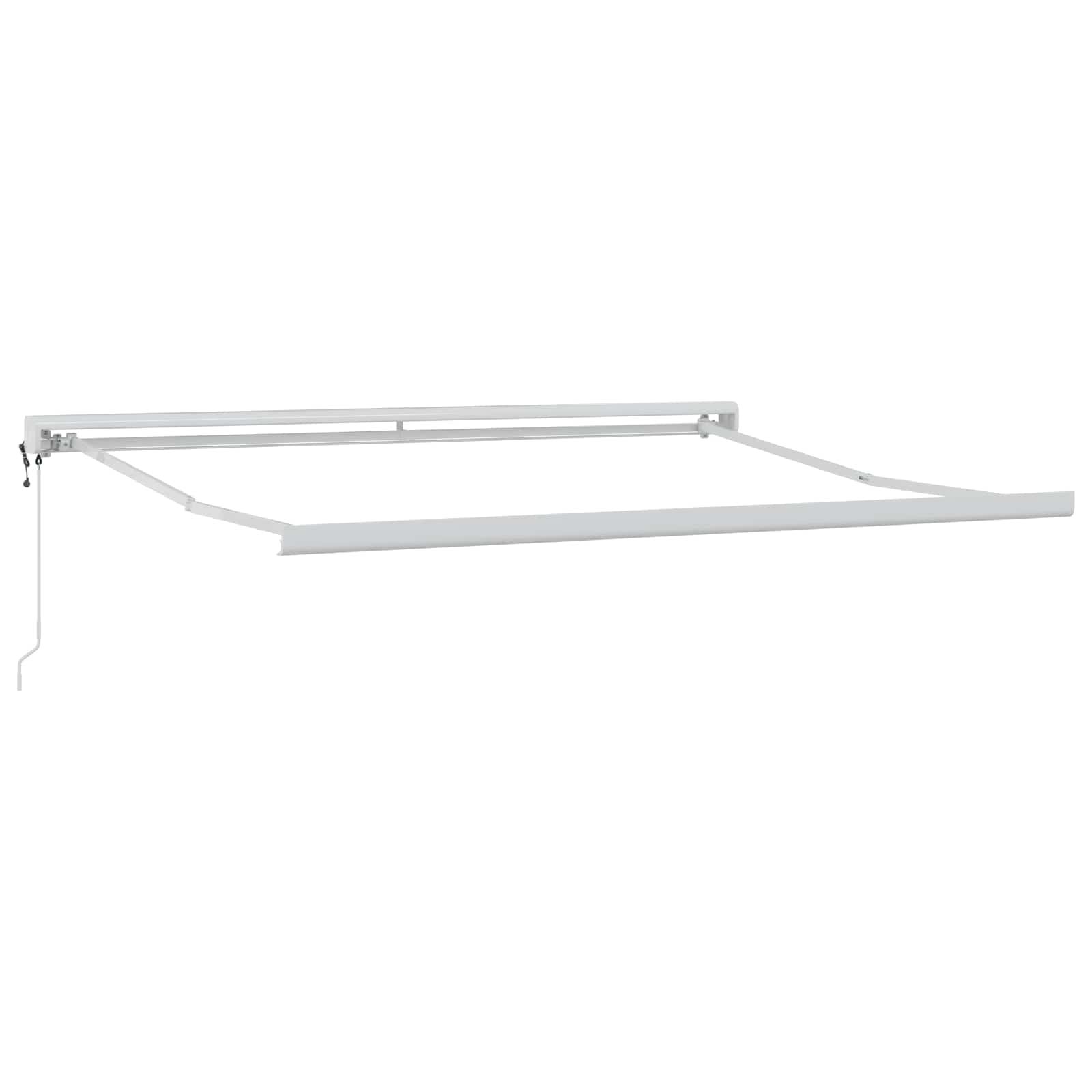 Tenda retrattile Grigio chiaro e bianco 400 × 300 cm | homemem39
