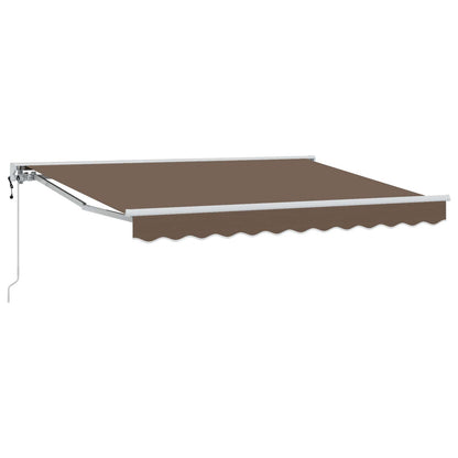 Tettuccio Elettrico Retrattile Tortora 4 × 3,5 m | homemem39