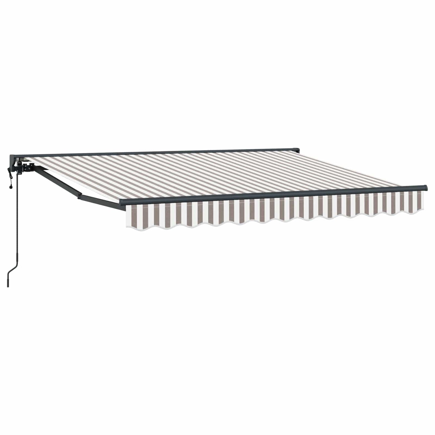 Tettuccio Elettrico Retrattile Grigio chiaro e bianco 4 × 3,5 m | homemem39
