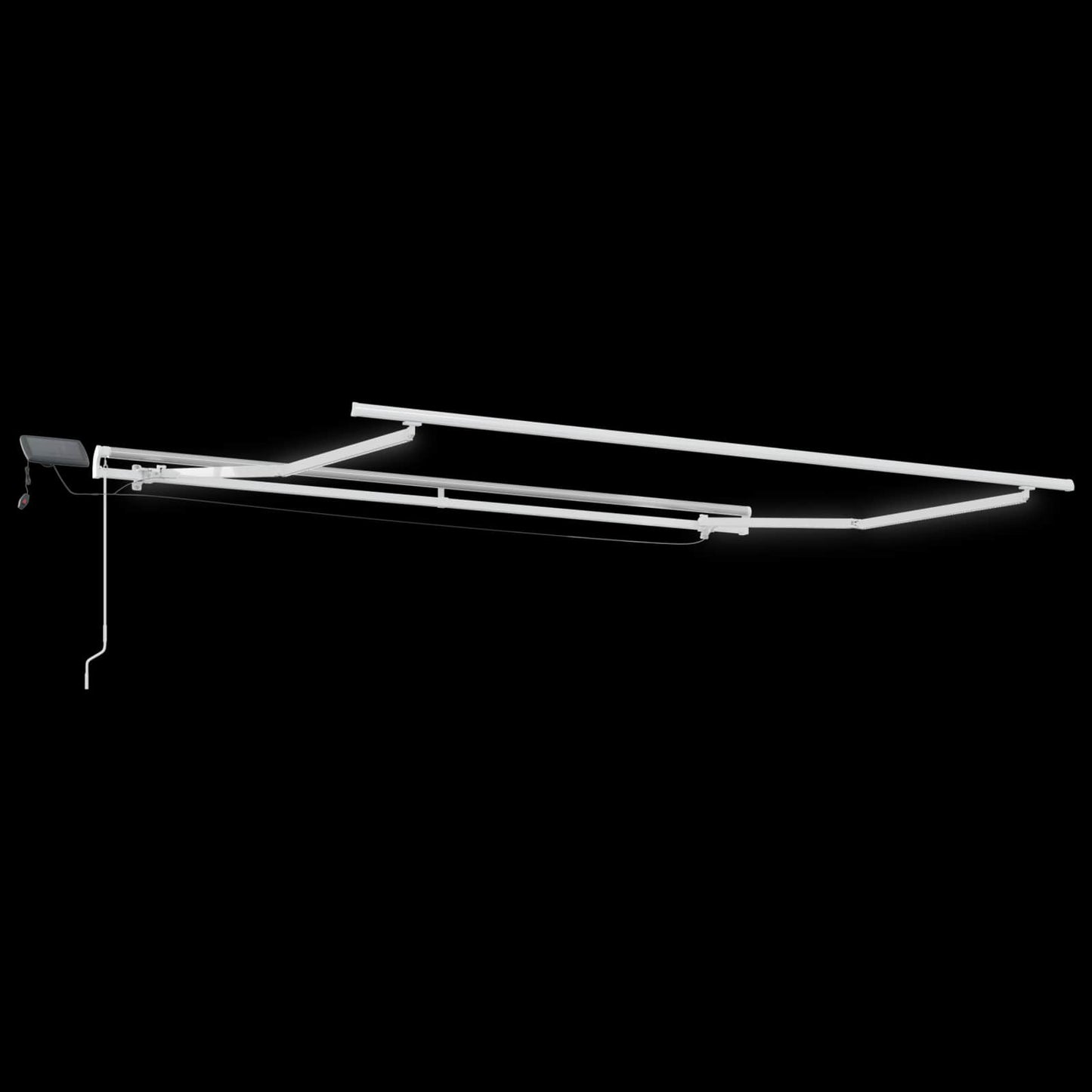 Tenda retrattile Grigio chiaro e bianco 450 × 300 cm | homemem39