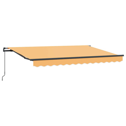 Tenda retrattile Sabbia 450 × 300 cm Poliestere e Alluminio | homemem39