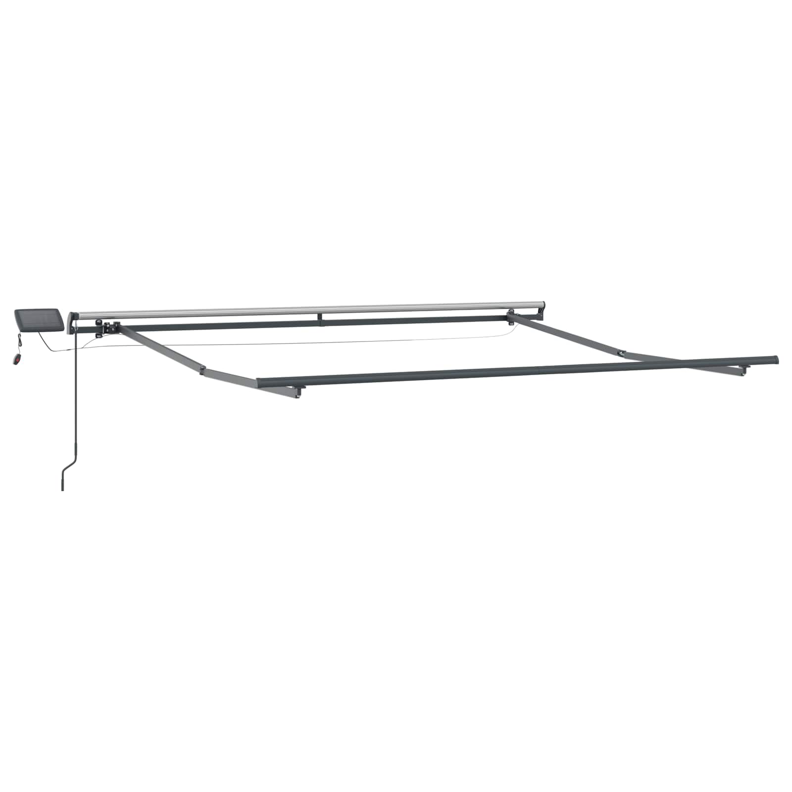 Tenda retrattile Grigio chiaro e bianco 450 × 300 cm | homemem39