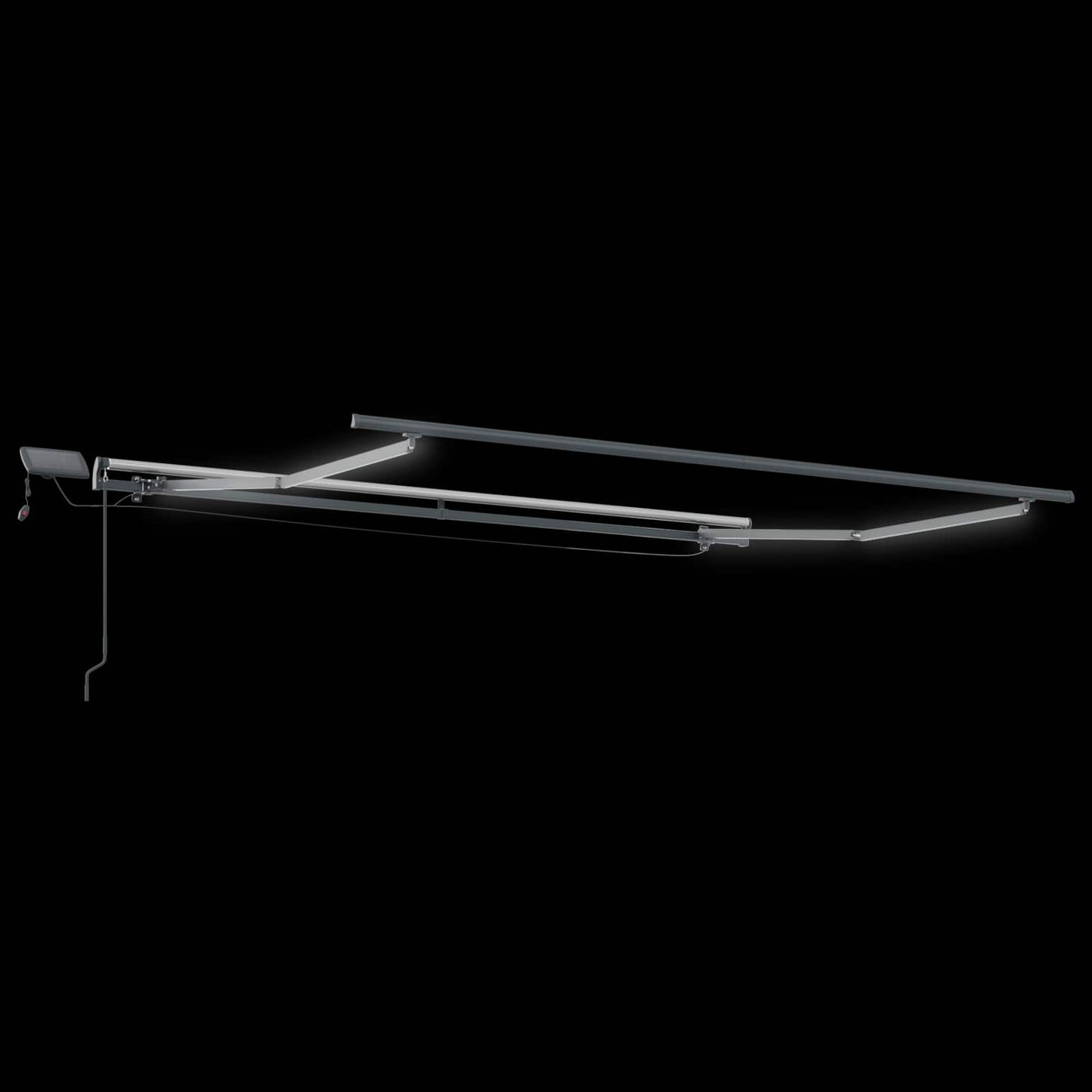 Tenda retrattile Grigio chiaro e bianco 500 × 300 cm | homemem39