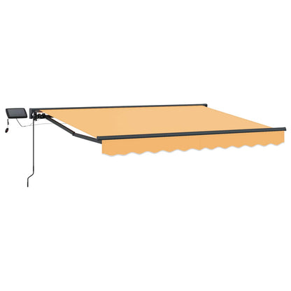 Cornice per Tenda Manuale con LED Sabbia 5 × 3,5 m | homemem39