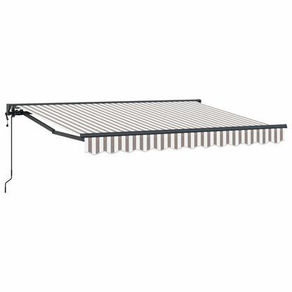 Tettuccio Elettrico Retrattile Grigio chiaro e bianco 5 × 3,5 m | homemem39