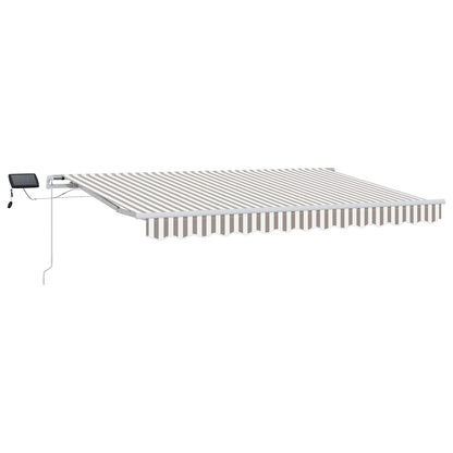 Tenda retrattile Grigio chiaro e bianco 600 × 300 cm | homemem39