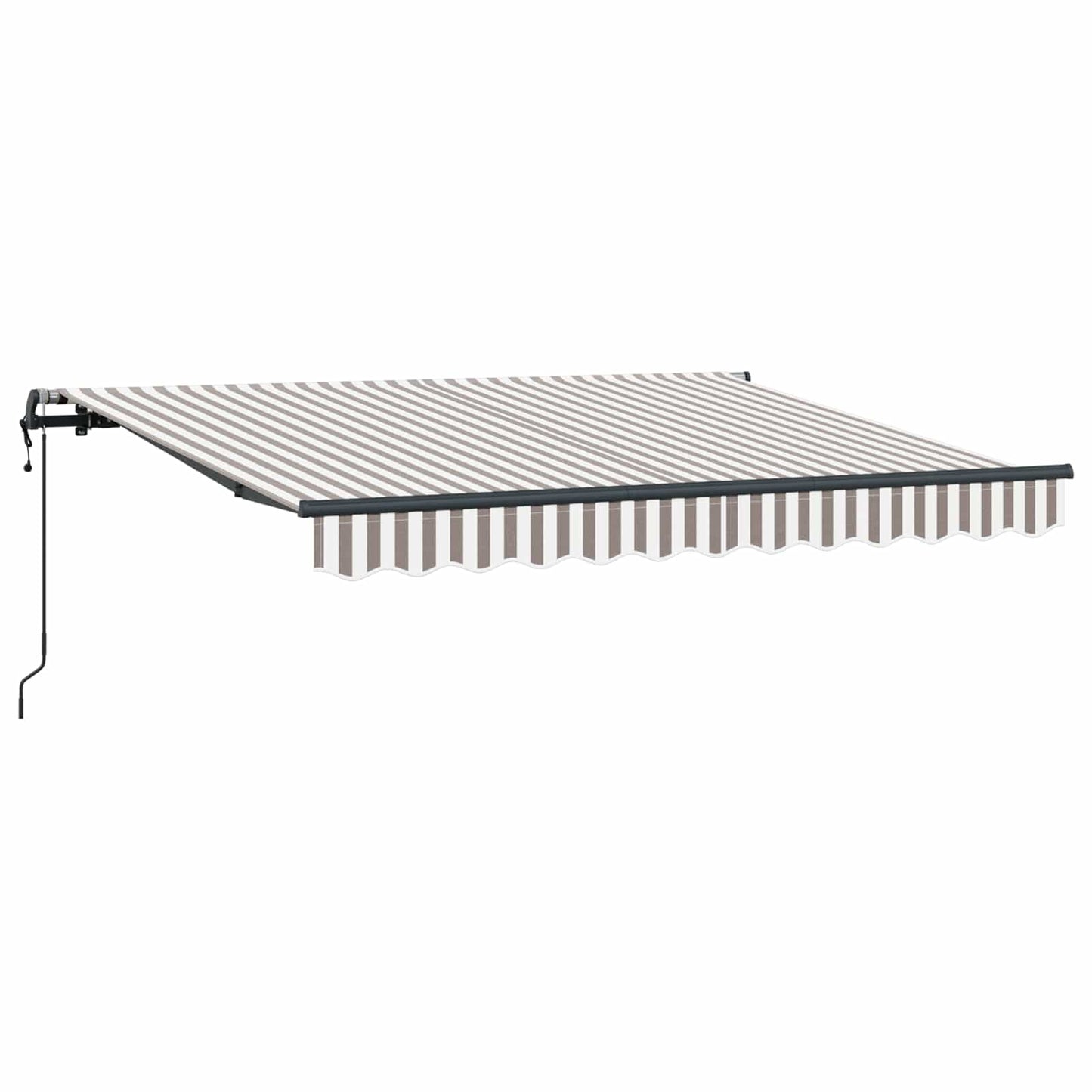 Tenda retrattile Grigio chiaro e bianco 600 × 300 cm | homemem39