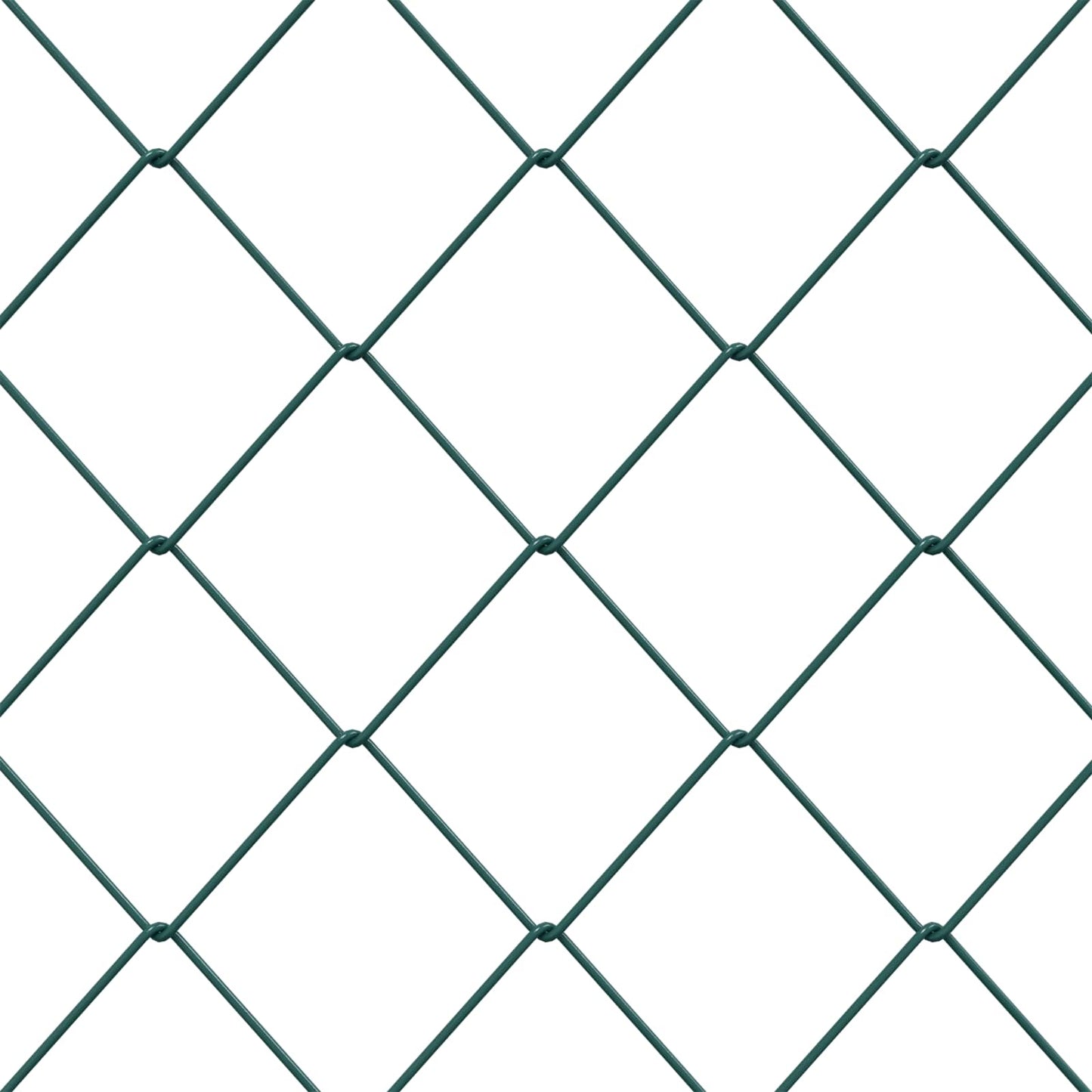 Recinzione a rete metallica Verde 2 x 10 m Acciaio | homemem39