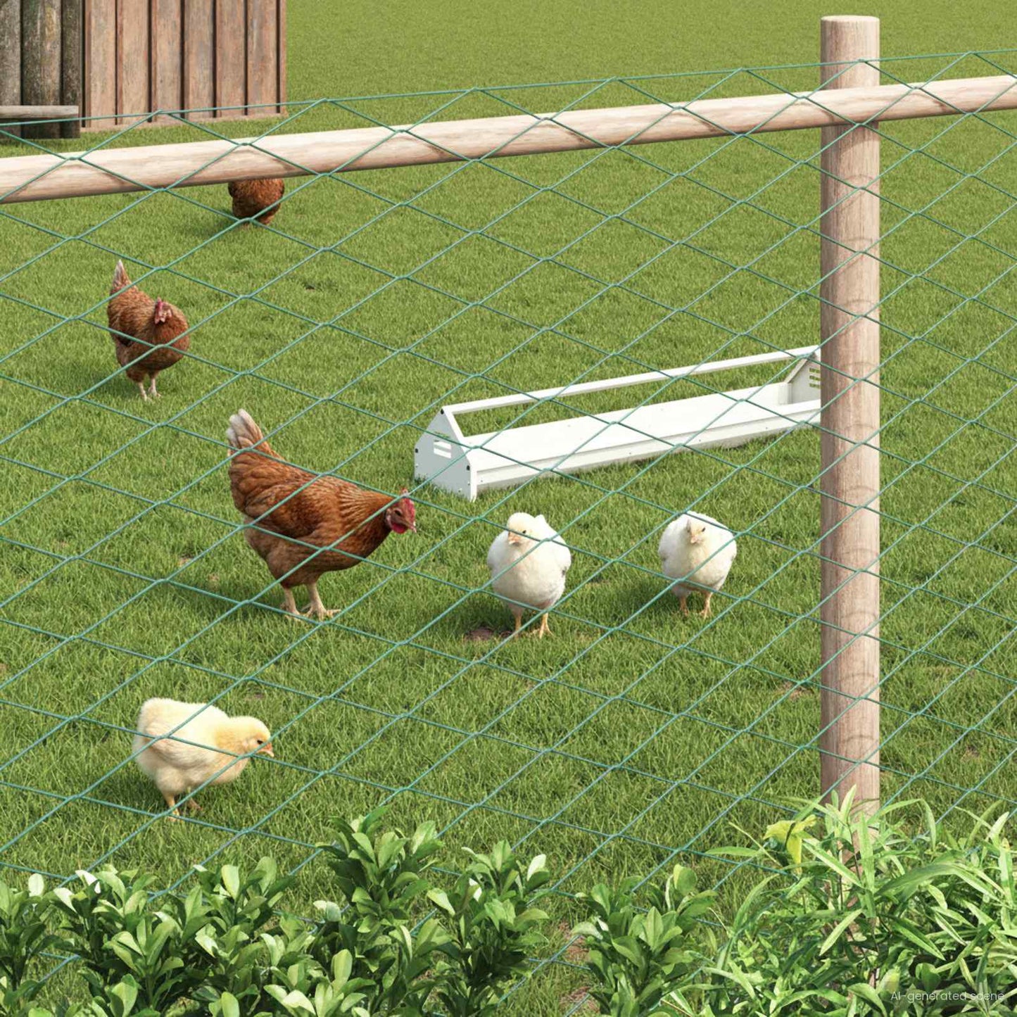 Recinzione a rete metallica Verde 2 x 10 m Acciaio | homemem39