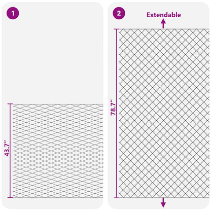 Recinzione a rete metallica Galvanizzato 2 x 20 m Vetro | homemem39