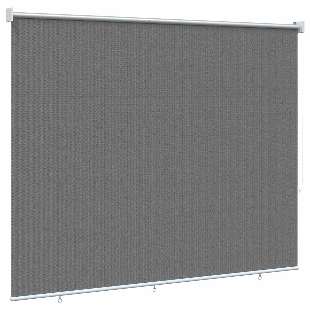 Tenda a Rullo Esterno Blocco UV 90% Grigio Chiaro 180 x 140 cm