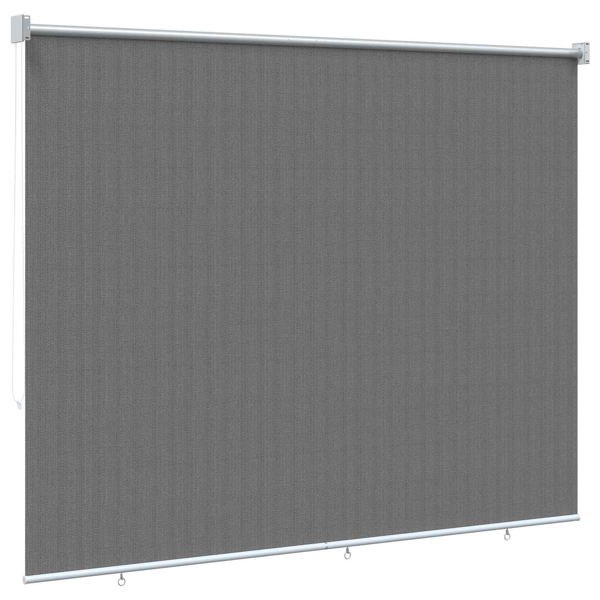 Tenda a Rullo Esterno Blocco UV 90% Grigio Chiaro 180 x 140 cm