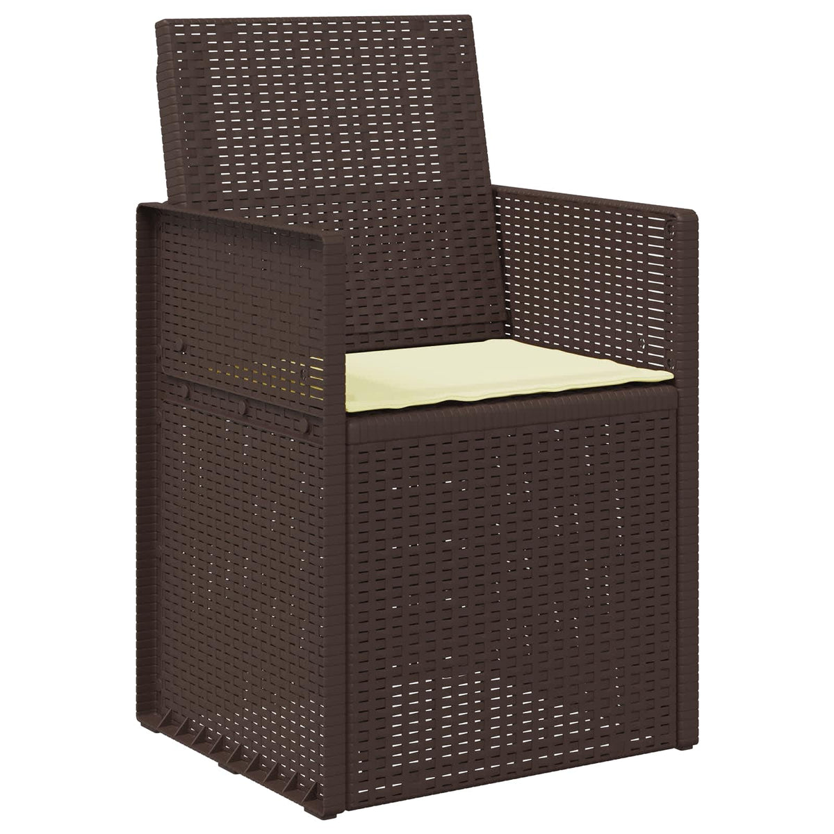 Cuscini per Seduta 2 pcs Crema 47 x 36 x 2 cm Poliestere | homemem39