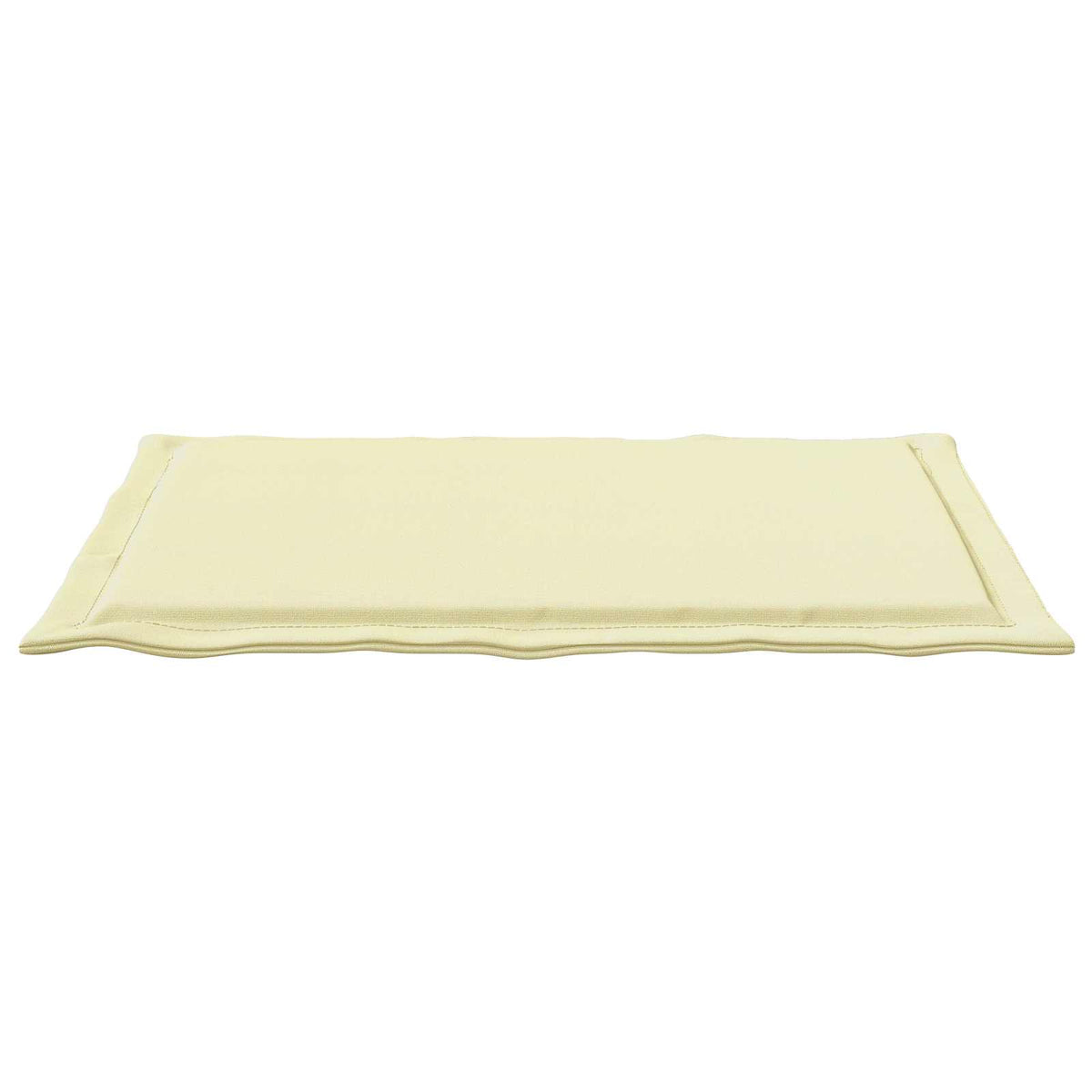 Cuscini per Seduta 2 pcs Crema 47 x 36 x 2 cm Poliestere | homemem39