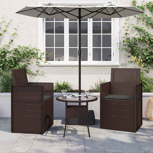 Cuscini per Seduta 2 pz Poliestere Antracite 47 x 36 x 2 cm - homemem39