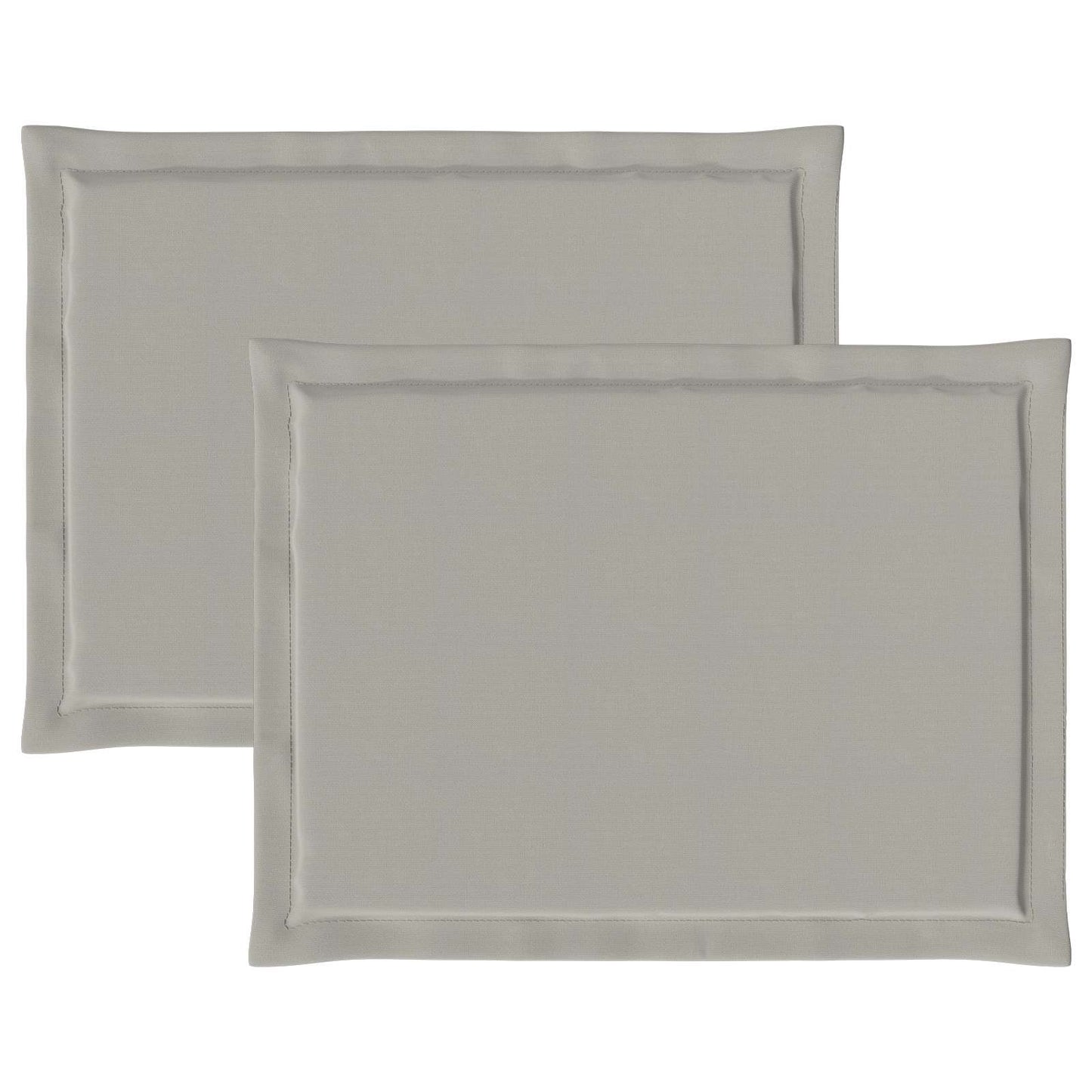 Cuscini per Seduta 2 pcs Grigio Chiaro 47 x 36 x 2 cm | homemem39