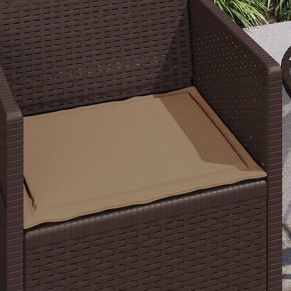 Cuscini per Seduta 4 pcs Tortora 47 x 36 x 2 cm Poliestere | homemem39