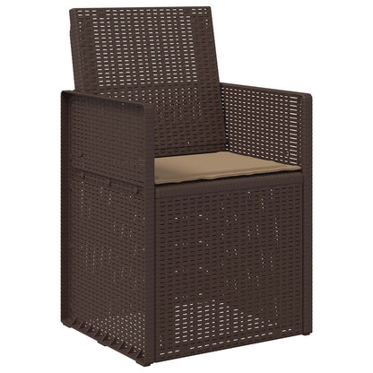 Cuscini per Seduta 4 pcs Tortora 47 x 36 x 2 cm Poliestere | homemem39