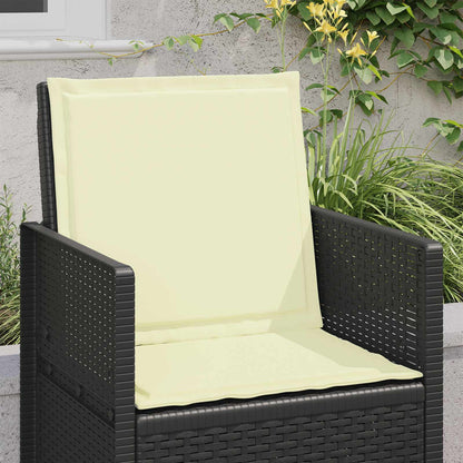Cuscini per Seduta e Schienale 2 pcs Crema 47 x 45 x 2 cm | homemem39