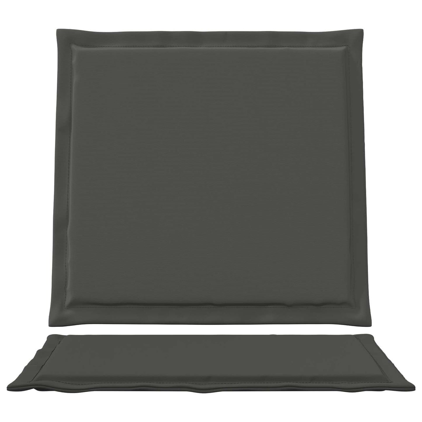 Cuscini per Seduta e Schienale 2 pcs Antracite 47 x 45 x 2 cm | homemem39