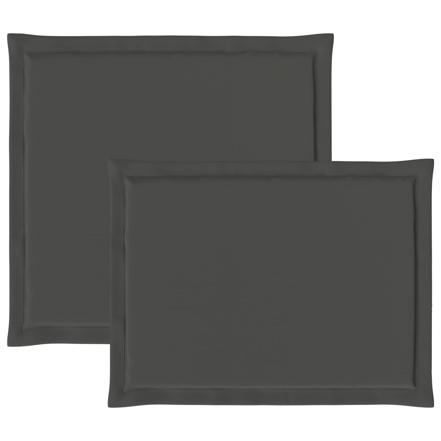 Cuscini per Seduta e Schienale 2 pcs Antracite 47 x 45 x 2 cm | homemem39